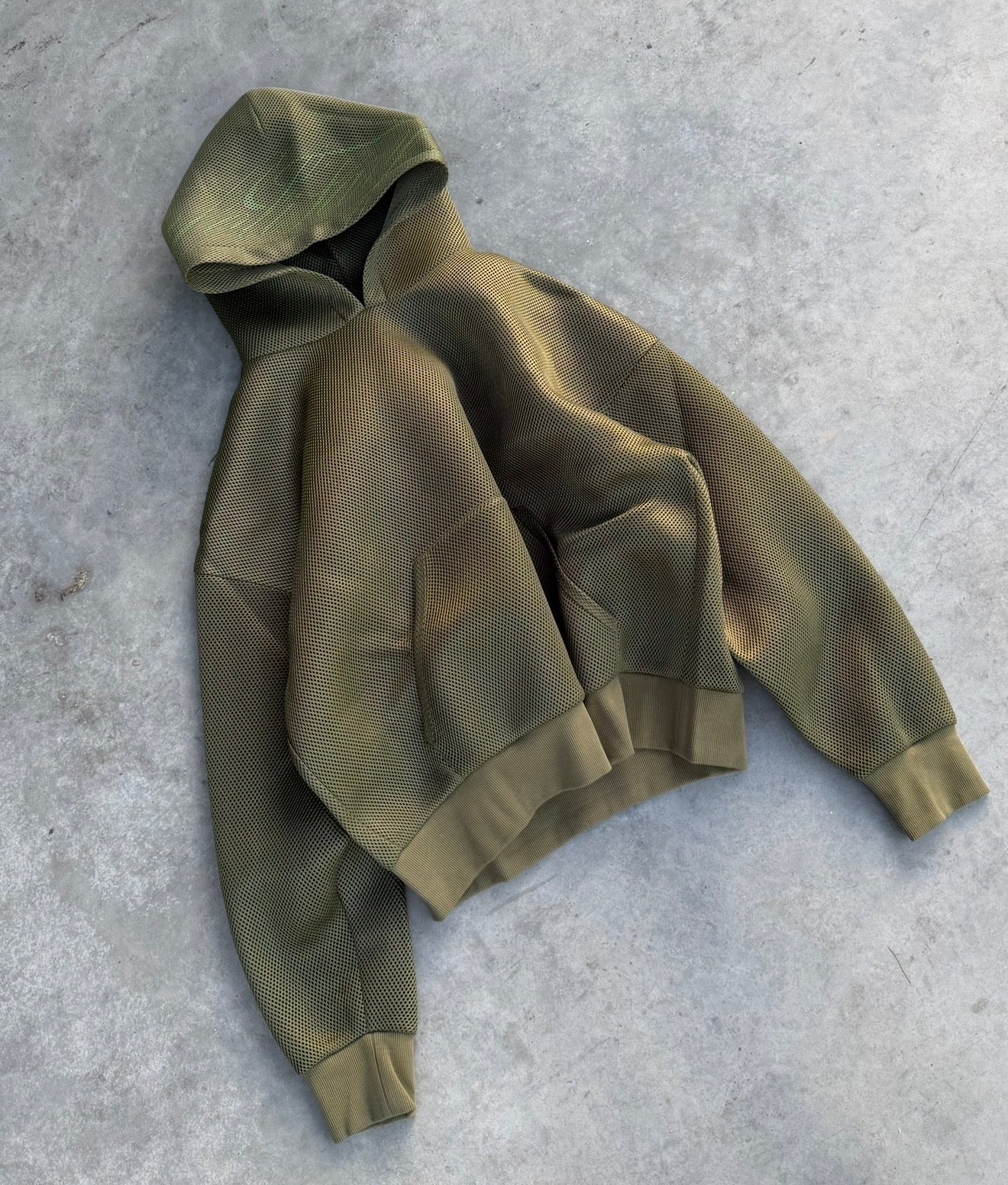 Hoodie Mesh Technique Kaki