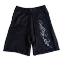 Short mohair embroidery “black”