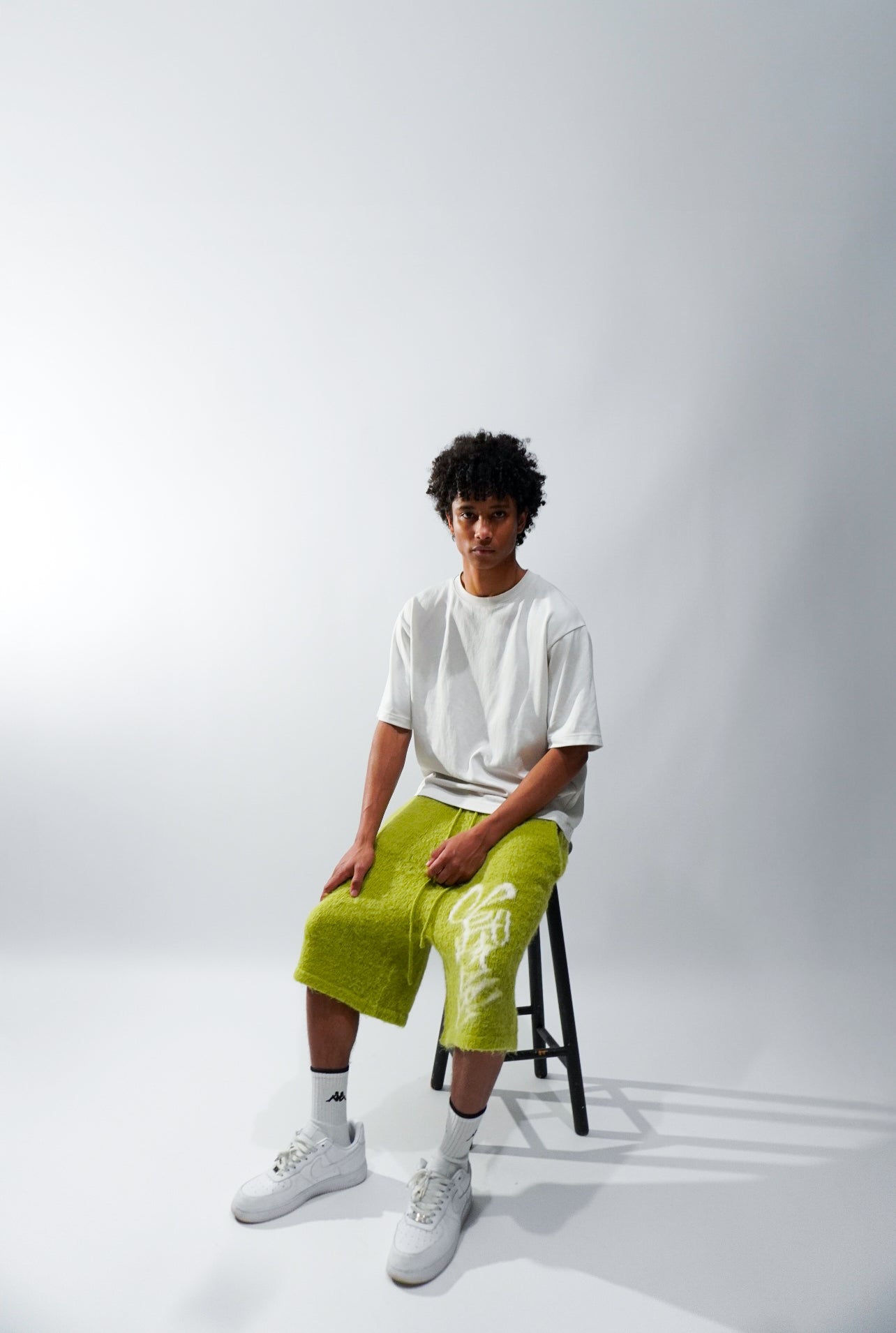 Short mohair V2 vert {EN STOCK}