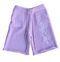 Short mohair embroidery “lavande”