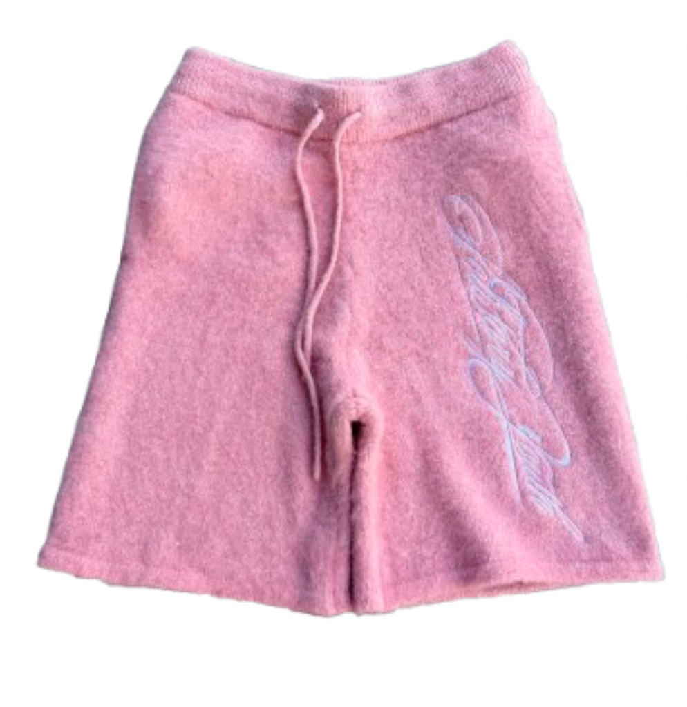 Short mohair embroidery “candy”