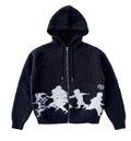 Zipper mohair My Way BLACK