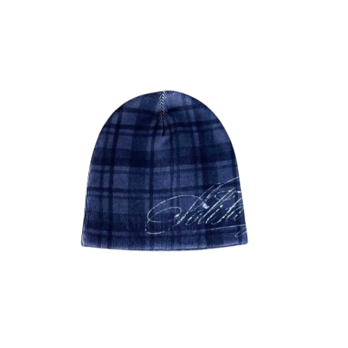 Beanie Tartan Black