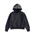 Hoodie Mesh Technique Noir